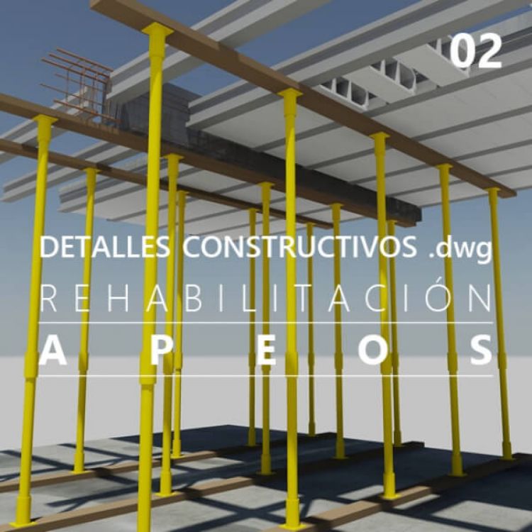 Imagen de Detalles constructivos DWG de apeos en edificios