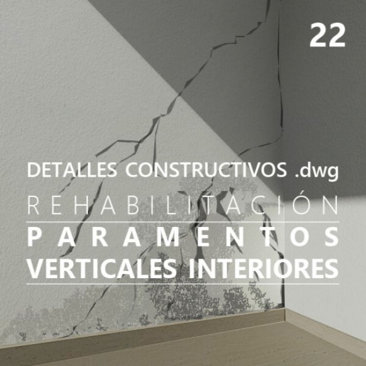 Imagen de Detalles constructivos DWG para la reparación de paramentos verticales interiores