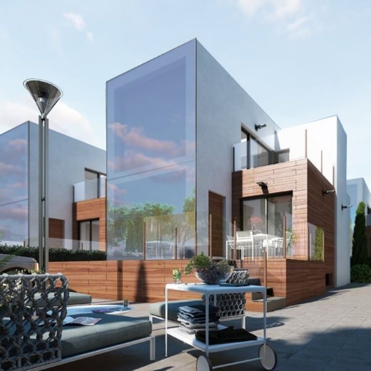 Imagen de Proyecto de ejecución para realizar 3 viviendas modernas adosadas