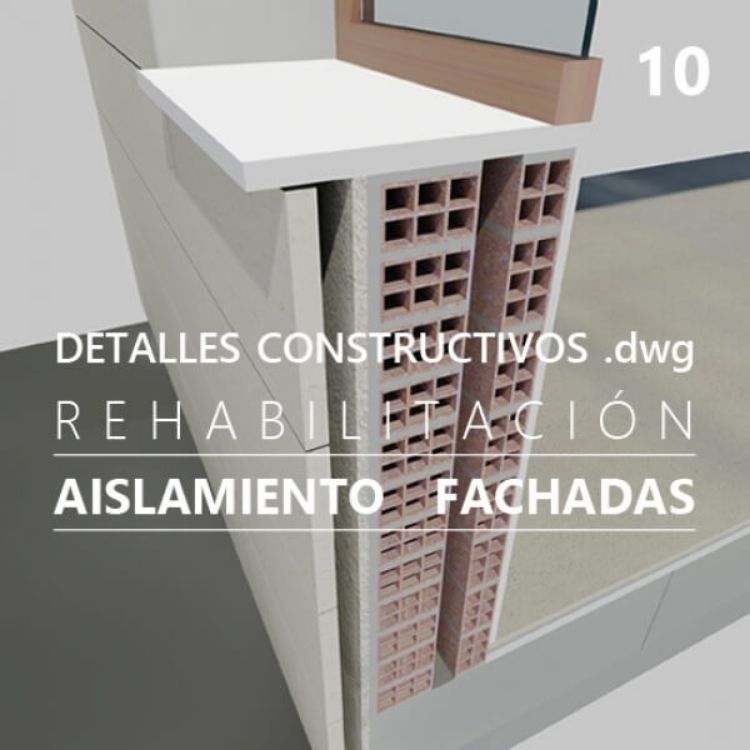 portada del pack de Detalles Constructivos Aislamiento Fachadas