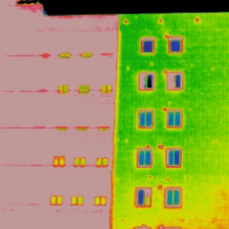 Imagen de Informe termográfico en edificio para determinar posibles causas de infiltraciones