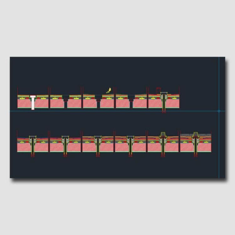 Imagen de Detalles constructivos DWG para rehabilitar cubiertas planas