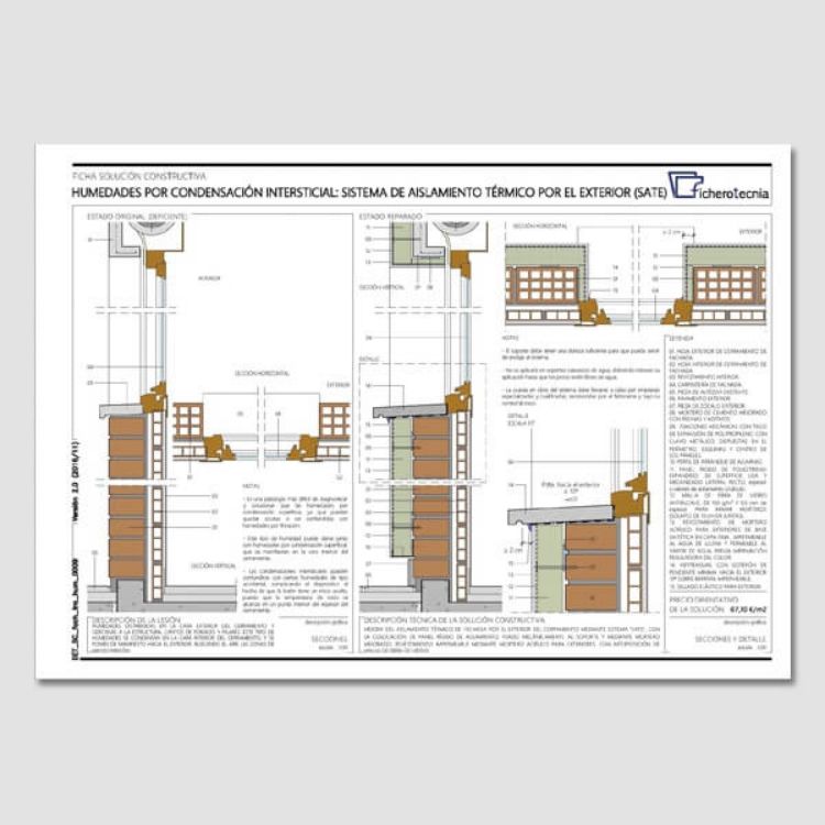 Imagen de Detalles constructivos para solucionar las humedades en fachadas