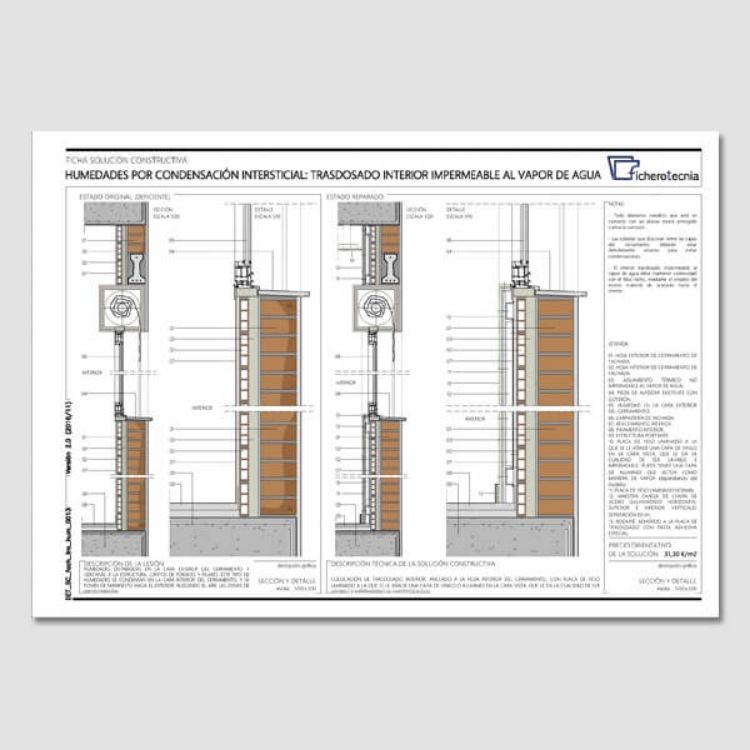 Imagen de Detalles constructivos para solucionar las humedades en fachadas