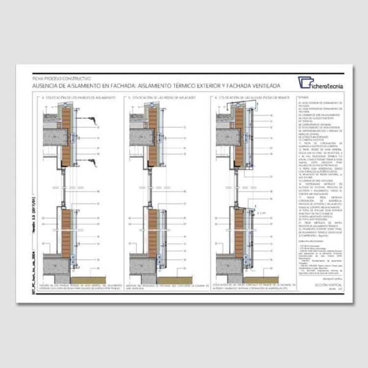 calculos para la mejora de los Detalles Constructivos Aislamiento Fachadas