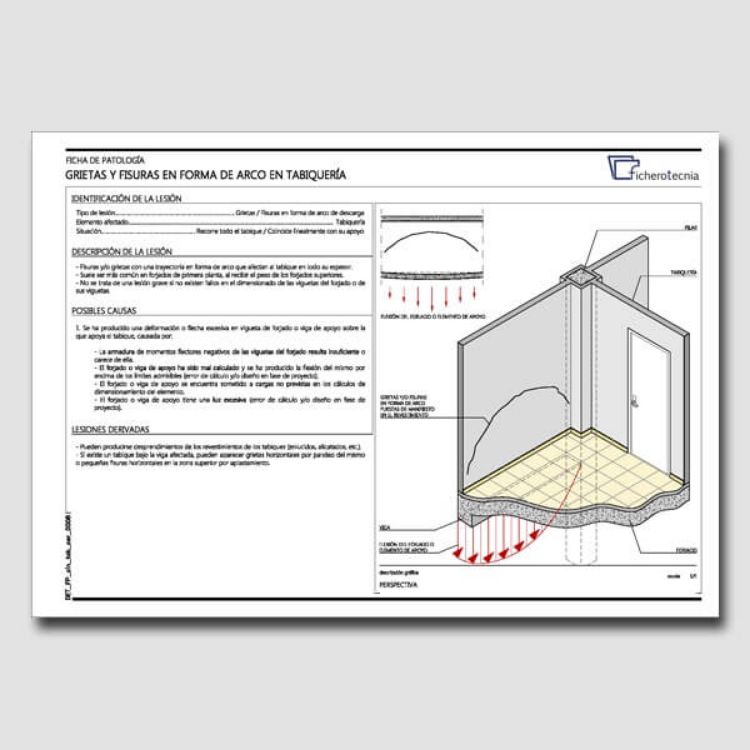 Imagen de Detalles constructivos DWG para la reparación de grietas y fisuras en tabiques