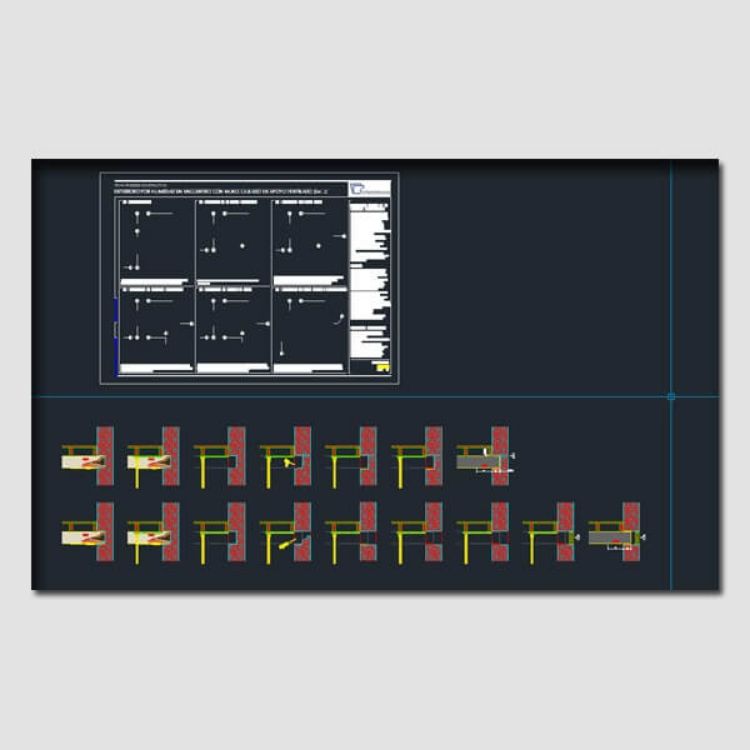 Imagen de Detalles constructivos DWG para rehabilitar vigas y forjados de madera