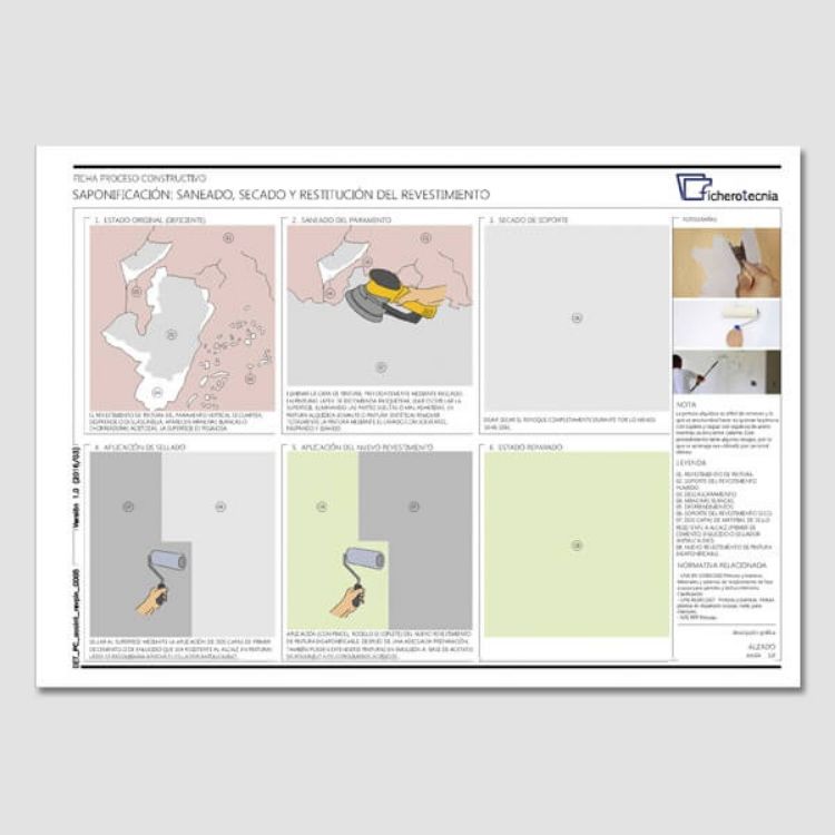 Imagen de Detalles constructivos DWG para la reparación de paramentos verticales interiores