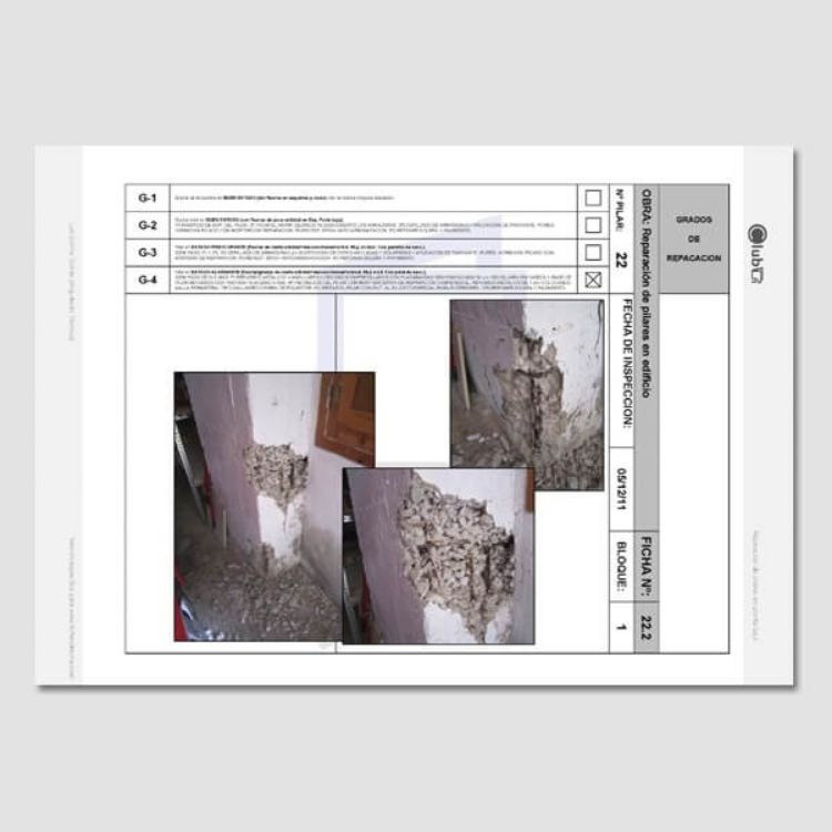 Imagen de Proyecto de ejecución para refuerzo estructural en pilares de planta baja en avanzado deterioro