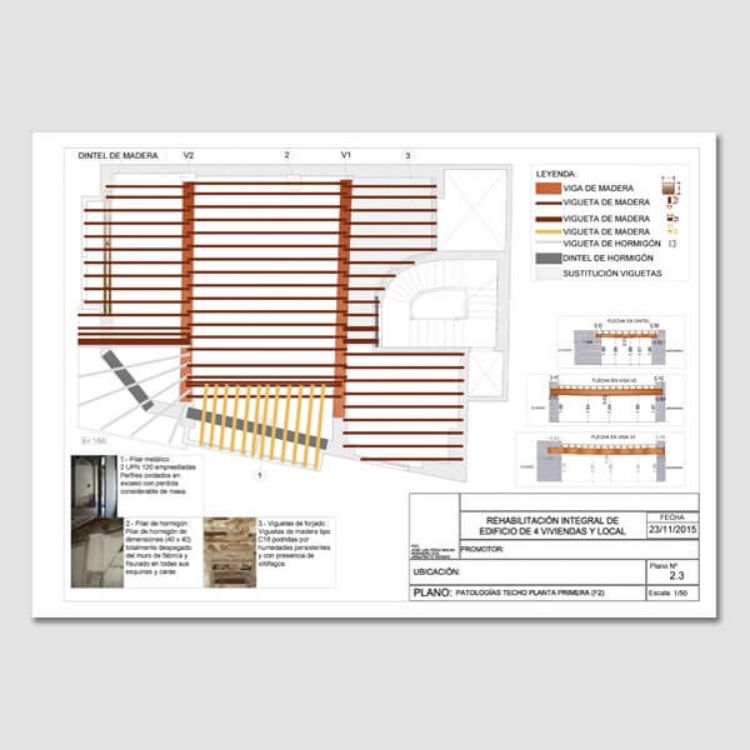 Imagen de Estudio para proyecto refuerzo estructural complejo