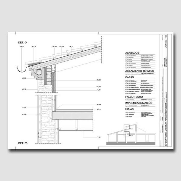 Imagen de Proyecto para reforma integral de casa rural con muros de carga y vigas de madera