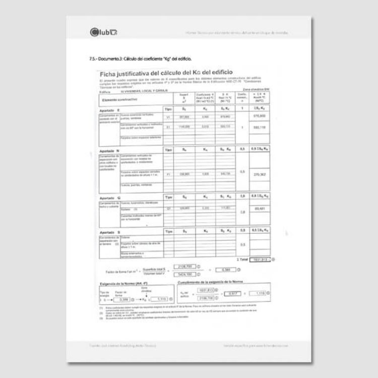 Imagen de Informe por deficiente aislamiento térmico en bloque de viviendas