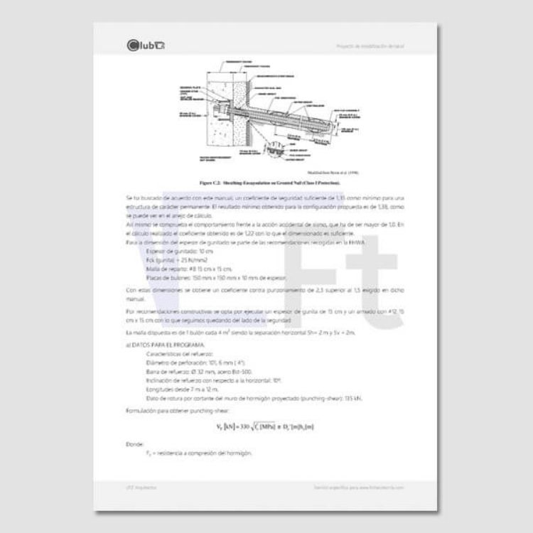 Imagen de Proyecto de estabilización de talud con micropilotes