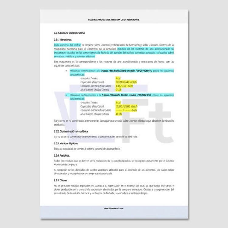 documento técnico para licencia ambiental de restaurantes