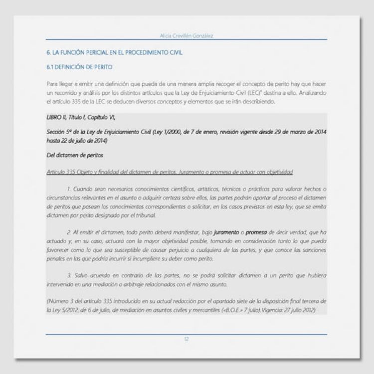 Imagen de Quiero ser perito: Conocimientos para la peritación judicial