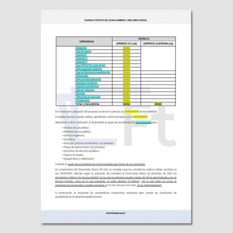 Imagen de Proyecto para la apertura de una clínica dental