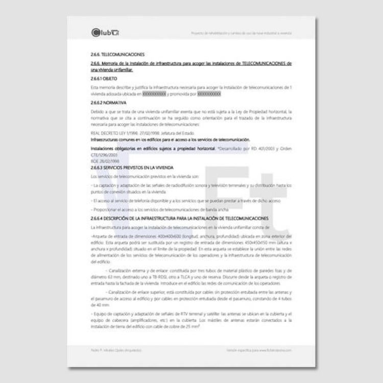 Imagen de Proyecto de rehabilitación y cambio de uso de nave industrial a vivienda