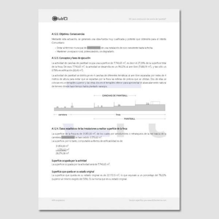 Imagen de Declaración de interés comunitario (DIC) para cancha de paintball