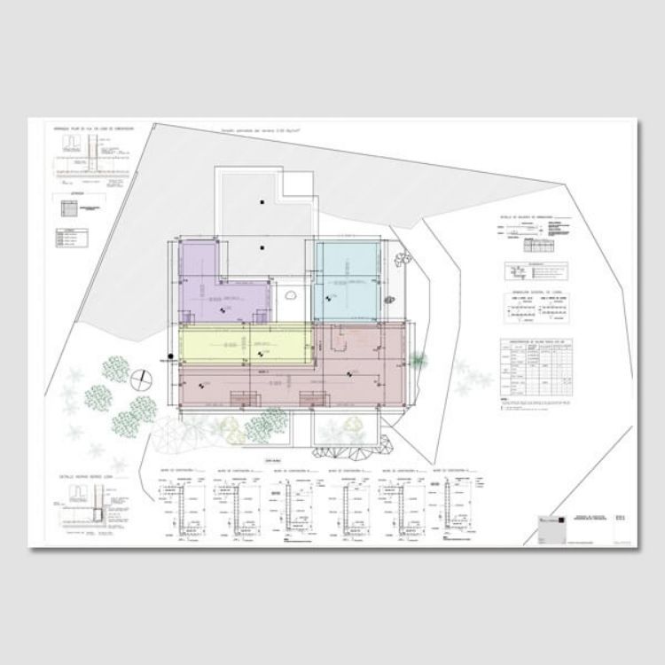 Imagen de Proyecto de ampliación vivienda unifamiliar en pendiente