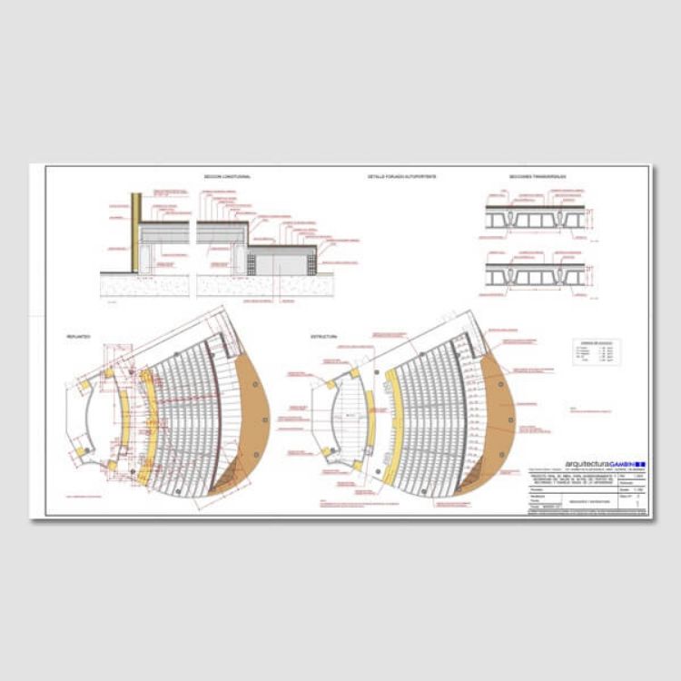 Imagen de Proyecto de reforma de un salón de actos o eventos