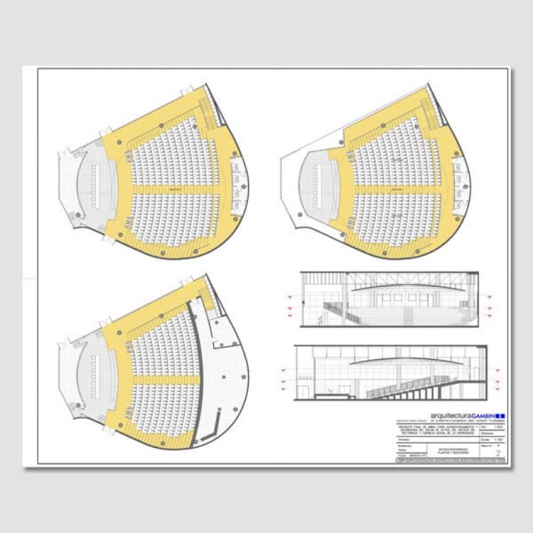 Imagen de Proyecto de reforma de un salón de actos o eventos