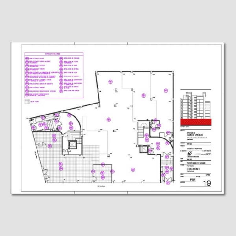 Imagen de Proyecto de ejecución para reparación y refuerzo de pilares de hormigón en planta baja