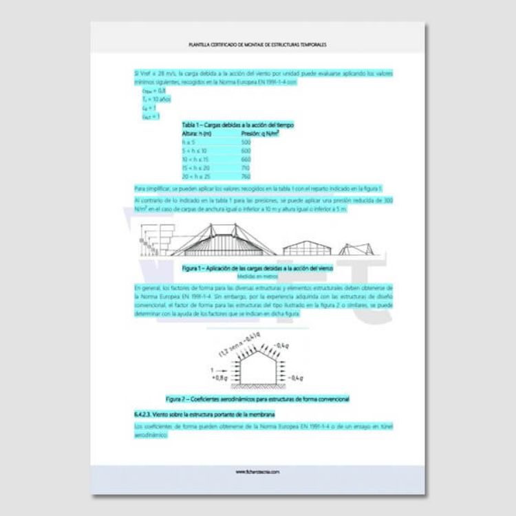 Imagen de Certificado de montaje de carpa para eventos