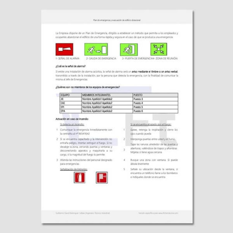 Imagen de Plan de emergencia de un edificio público