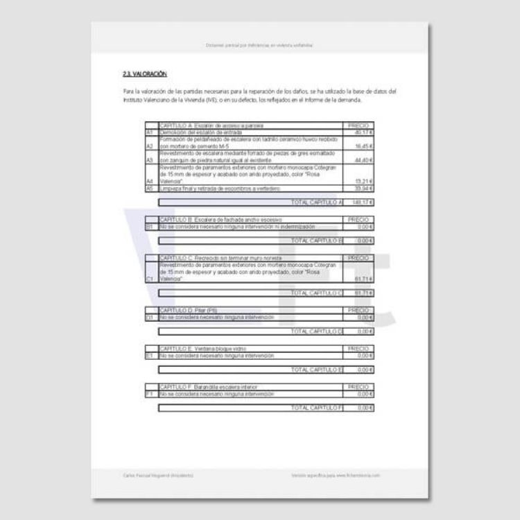 Imagen de Informe por deficiencias en los acabados de una vivienda unifamiliar 