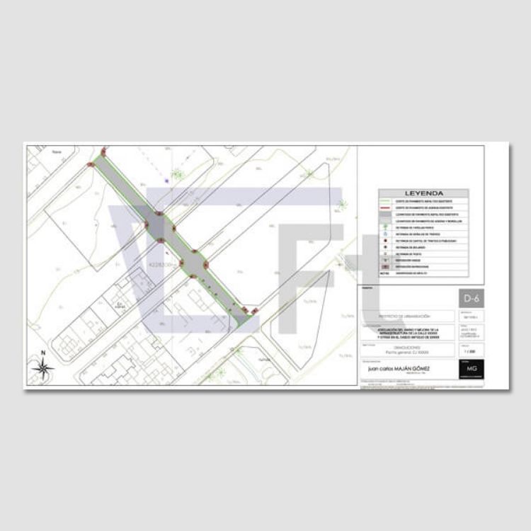 Imagen de Proyecto de urbanización de calles en un centro urbano