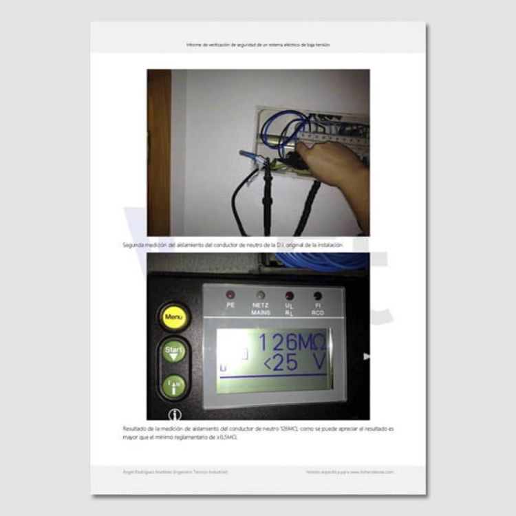 imágenes incluidas en la plantilla de seguridad y salud instalación eléctrica