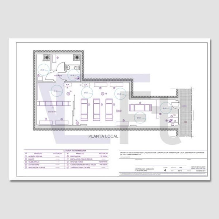 proyecto licencia ambiental estudio pilates