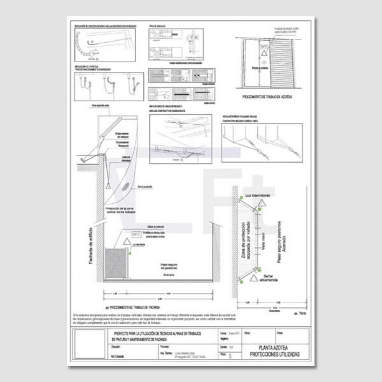 Imagen de Proyecto para trabajos verticales en el mantenimiento de fachadas