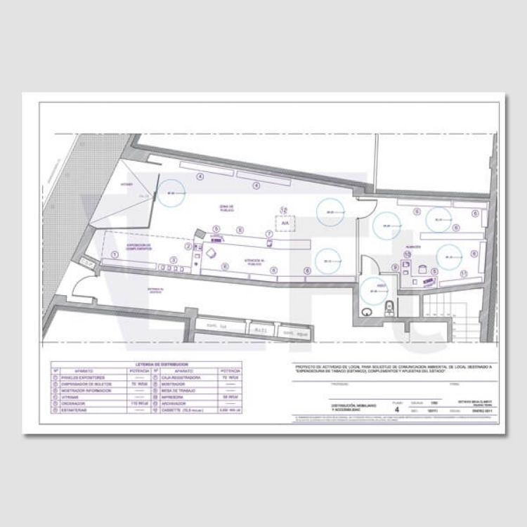 Imagen de Proyecto de apertura de un estanco