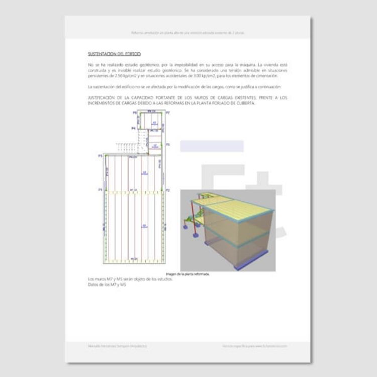 Imagen de Proyecto de ejecución de reforma-ampliación de vivienda unifamiliar adosada