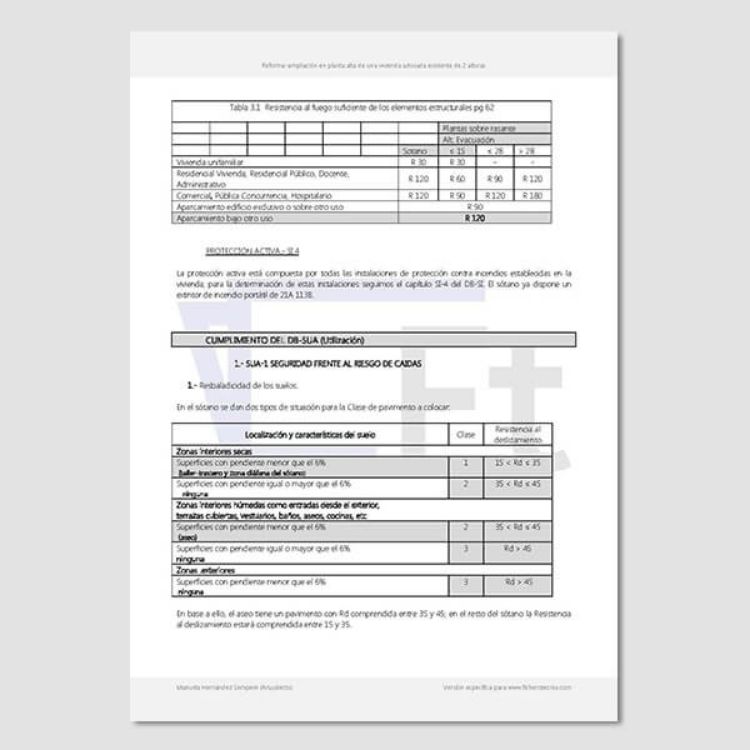 Imagen de Proyecto de legalización de sótano y porche madera de vivienda unifamiliar