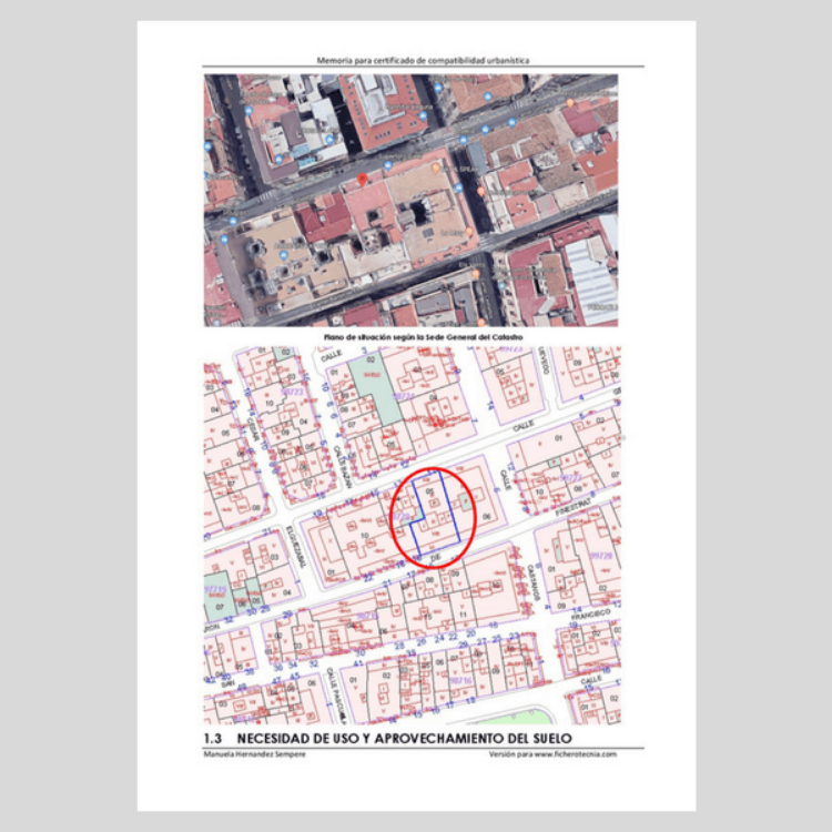 Memoria para actividad de apartamento turístico