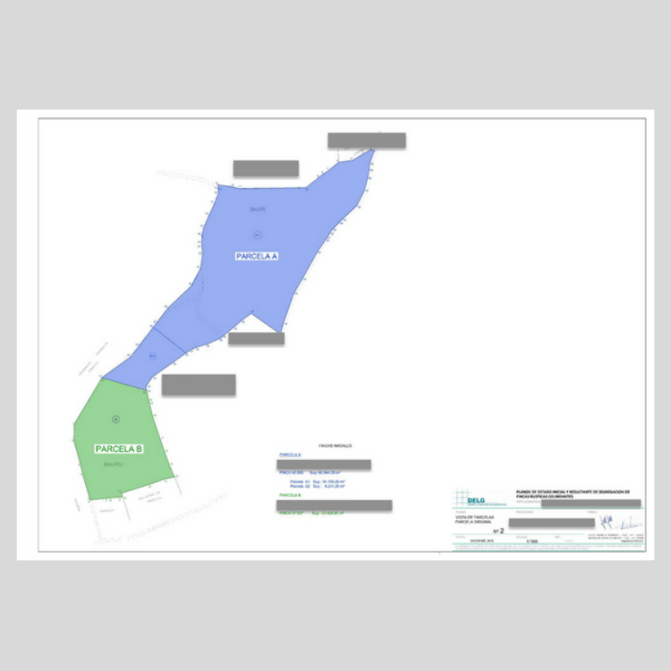 Imagen de Informe de segregación para finca rústica