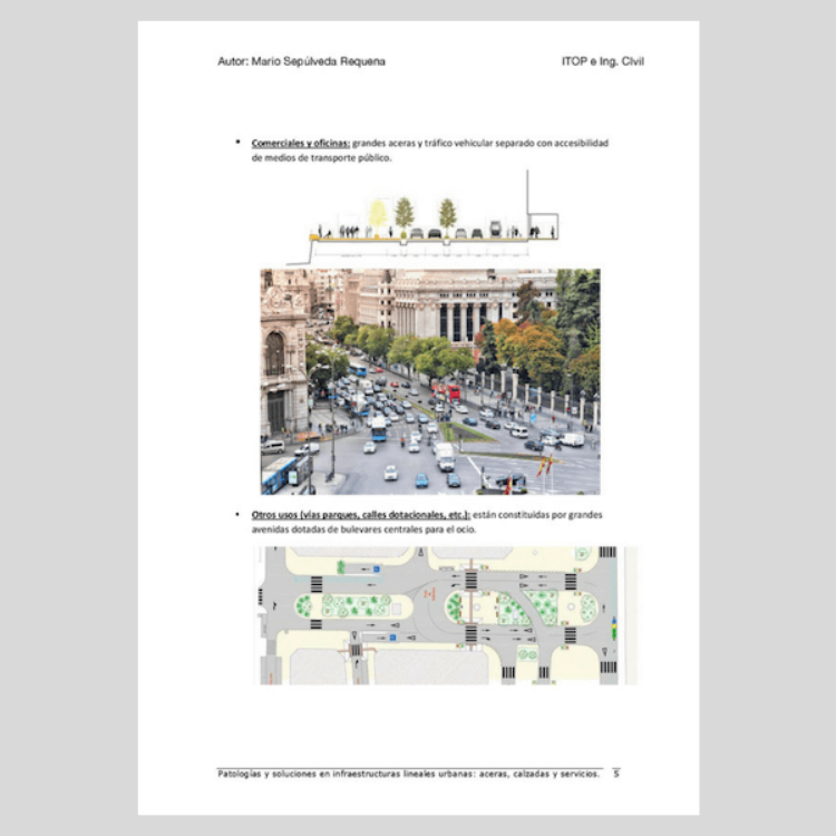 Imagen de Patología y solución en infraestructuras lineales urbanas