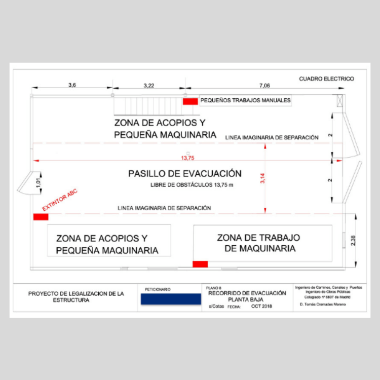 Imagen de Proyecto de legalización de la estructura de una nave industrial