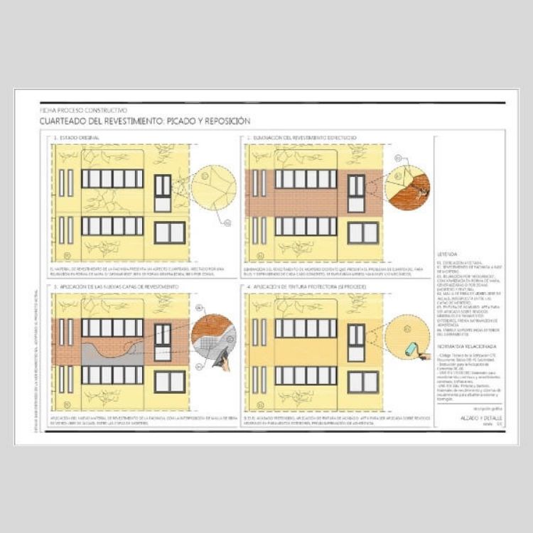 Imagen de Proyecto de rehabilitación de fachada y cubiertas de edificio exento