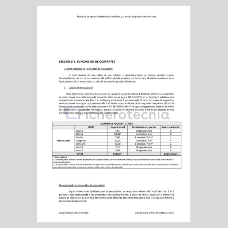 descarga proyecto de almacen electrico en ficherotecnia