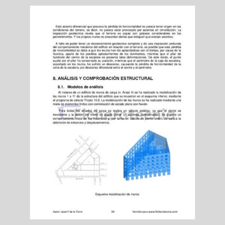 Imagen de Informe de evaluación de un edificio para cambio de uso a hotel.