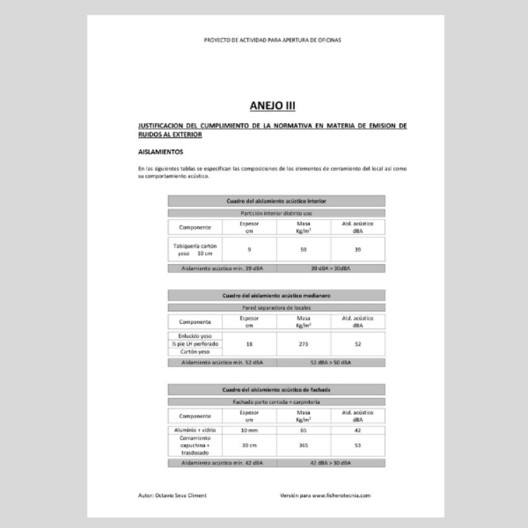 Imagen de Proyecto técnico para licencia de actividad para oficina