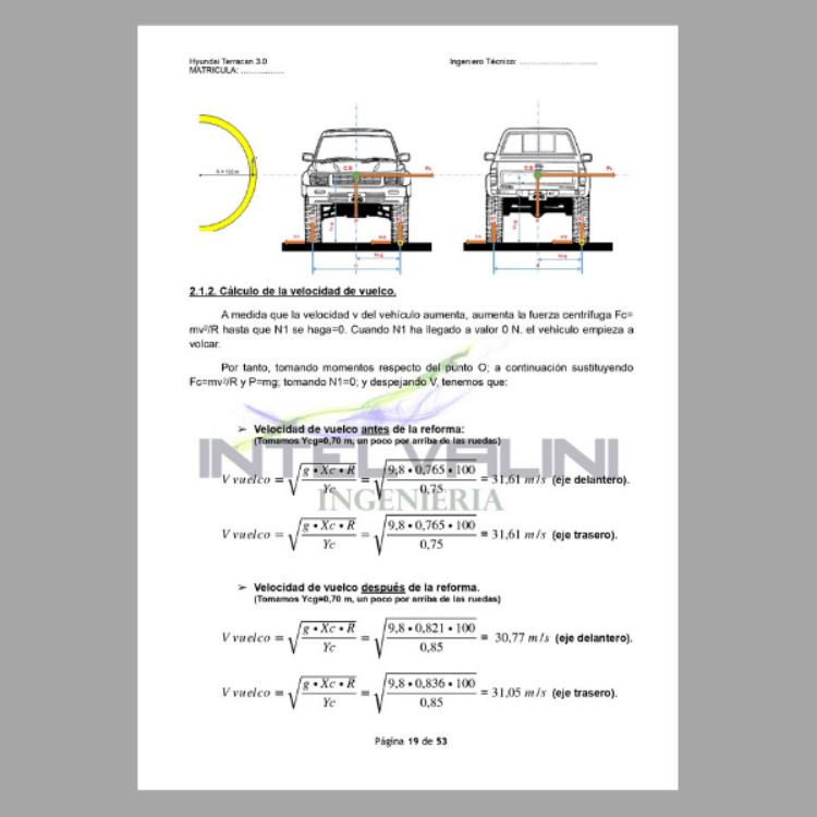 Imagen de Proyecto para homologación en vehículo tipo 4X4