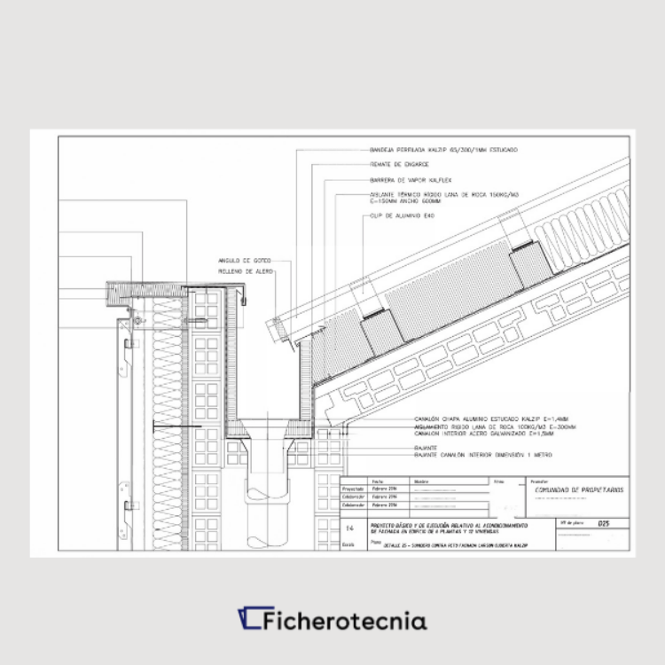 imagen de detalles constructivos fachada ventilada DGW