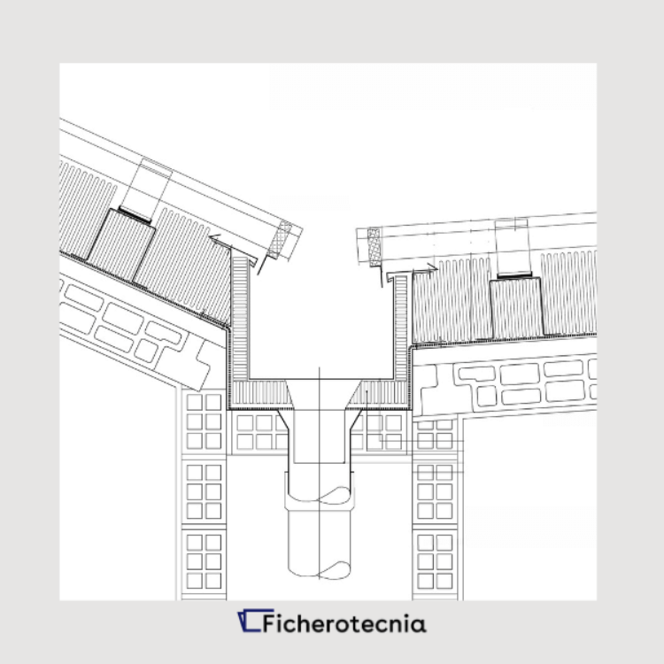 imagen ampliada de los detalles constructivos fachada ventilada