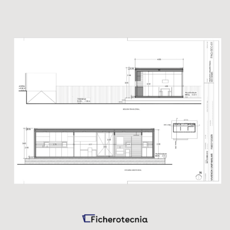 Detalles estructura planos casa container 40 pies en PDF