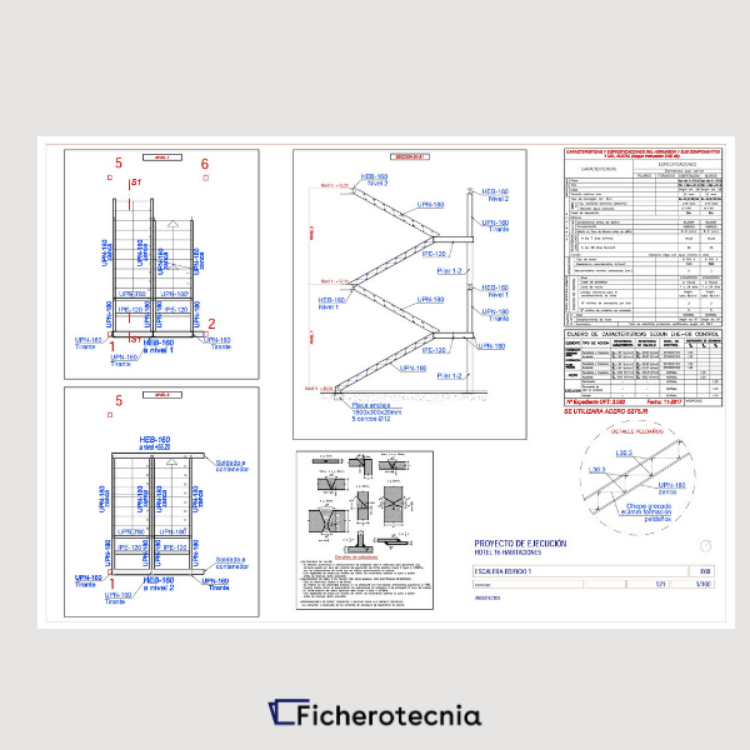 Imagen de Planos estructurales de un hotel realizado con containers (contenedor)