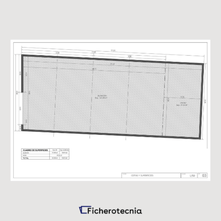 Imagen de Planos para una nave sencilla de uso almacén o aperos